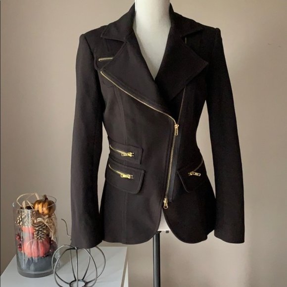 Cache Jackets & Blazers - 🤎 Dark brown blazer jacket by Cache Contour Collection Small